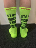 PPA Stay Wider of the Rider Lumo Cycling Socks
