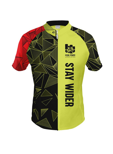 Stay Wider of the Rider Short Sleeve Jerseys LUMO WITH RED SLEEVE